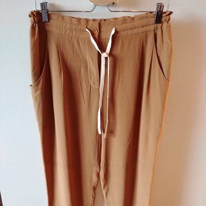 Aritzia Wilfred Allant Pant - mustard 8